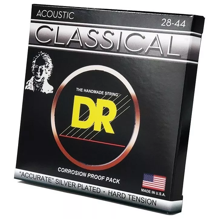 DR STRINGS CLASSICAL NYLON HARD TENSION DR STRINGS CLASSICAL NYLON HARD TENSION