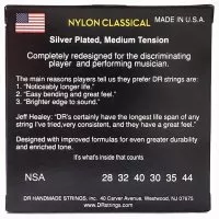 DR STRINGS CLASSICAL NYLON HARD TENSION