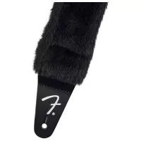 Fender Strap 2&quot; Poodle Plush Strap Black