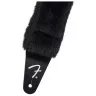 Fender Strap 2" Poodle Plush Strap Black