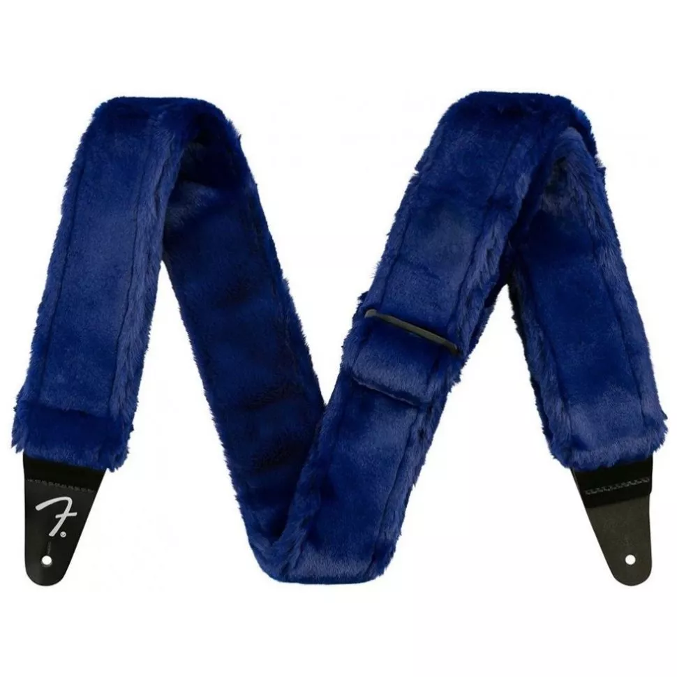 Fender Strap 2" Poodle Plush Strap Blue Fender Strap 2" Poodle Plush Strap Blue
