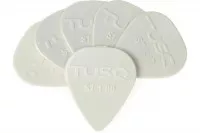 Graph Tech PQP-0100-W6 TUSQ Standard Pick 1mm White (Bright) - 6 Pack
