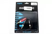 Klotz AY5 Y-CABLE STEREO MINI JACK - 2xJACK MONO BLACK 1 M