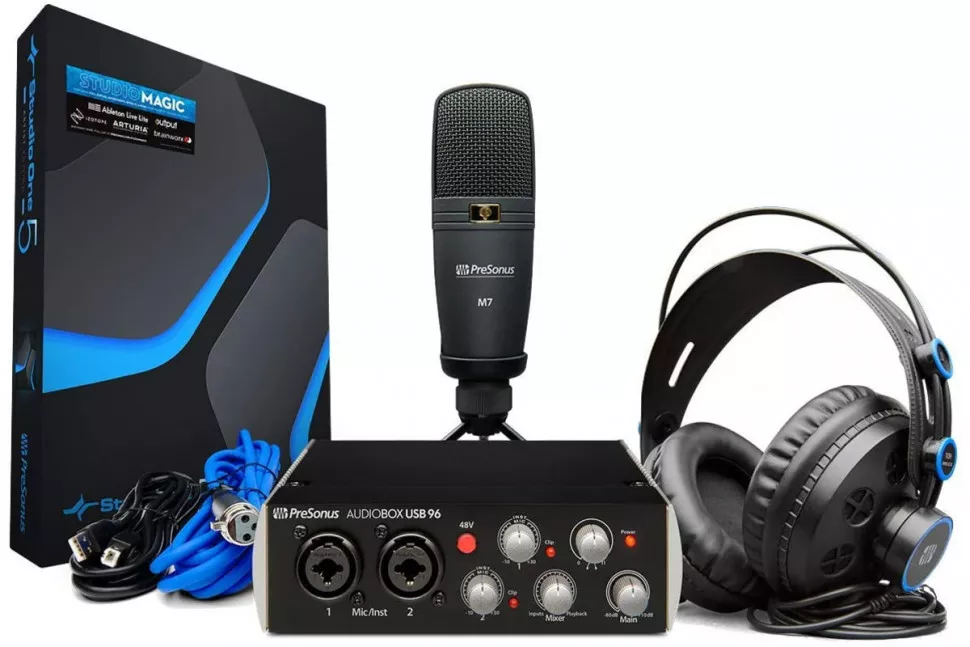 PreSonus AudioBox USB 96 Studio 25th Anniversary Edition Bundle