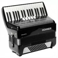 Hohner Bravo III 72 Black A16622 SilentKey