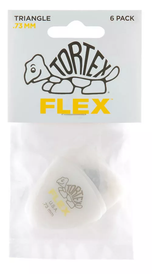 Dunlop 456P.73 TORTEX FLEX TRIANGLE PLAYER'S PACK 0.73 Dunlop 456P.73 TORTEX FLEX TRIANGLE PLAYER'S PACK 0.73
