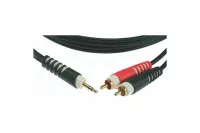 Klotz AY7 Y-CABLE STEREO MINI JACK - RCA BLACK 3 M