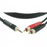 Klotz AY7 Y-CABLE STEREO MINI JACK - RCA BLACK 3 M