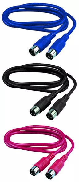 Reloop MIDI cable 5.0 m black Reloop MIDI cable 5.0 m black