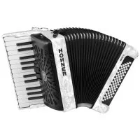 Hohner Bravo III 96 White A16712 SilentKey