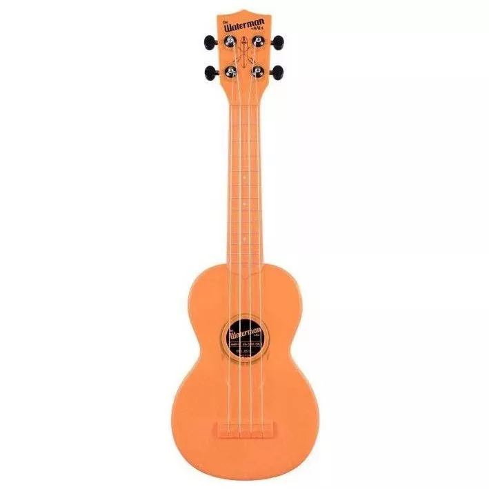 Kala Waterman Fluorescent Orange Soprano Ukulele