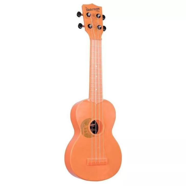 Kala Waterman Fluorescent Orange Soprano Ukulele