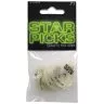 Cleartone EVERLY GLOW IN THE DARK STAR PICK MEDIUM .71mm (12-PACK)