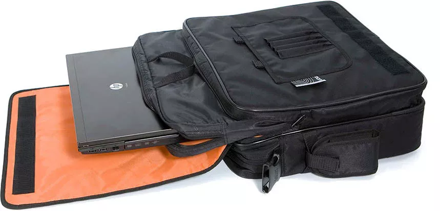 UDG Ultimate CourierBag DeLuxe Black/Orange inside UDG Ultimate CourierBag DeLuxe Black/Orange inside