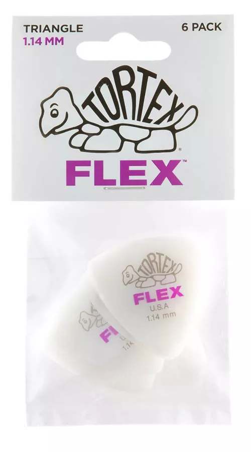 Dunlop 456P1.14 TORTEX FLEX TRIANGLE PLAYER'S PACK 1.14 Dunlop 456P1.14 TORTEX FLEX TRIANGLE PLAYER'S PACK 1.14