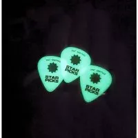 Cleartone EVERLY GLOW IN THE DARK STAR PICK THIN .46mm (12-PACK)