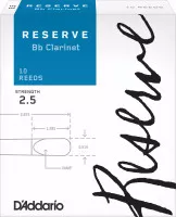 Rico DCR1025 Reserve Bb Clarinet #2.5 - 10 Box