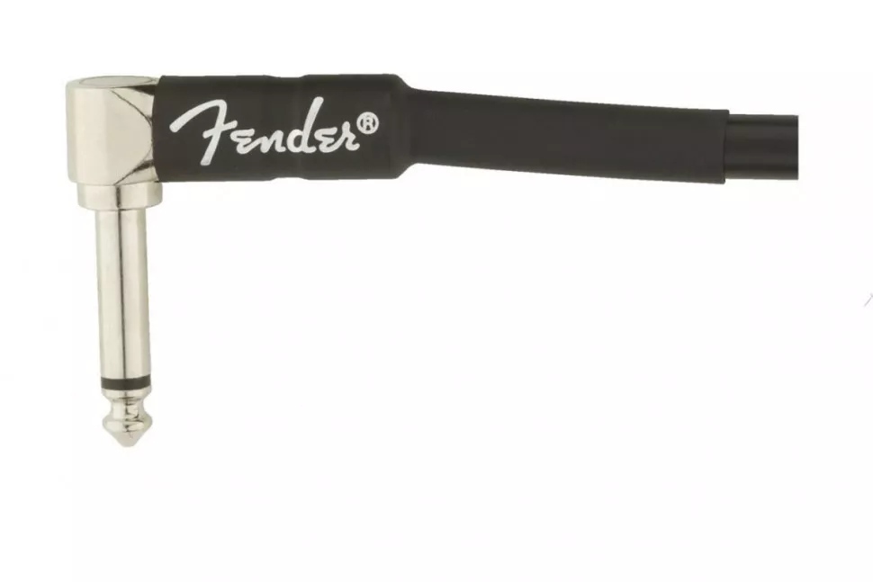 Fender CABLE PROFESSIONAL SERIES 6" PATCHES (PAIR) BLACK