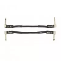 Fender CABLE PROFESSIONAL SERIES 6&quot; PATCHES (PAIR) BLACK