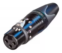 Neutrik NC3FXX-B-CRYSTAL