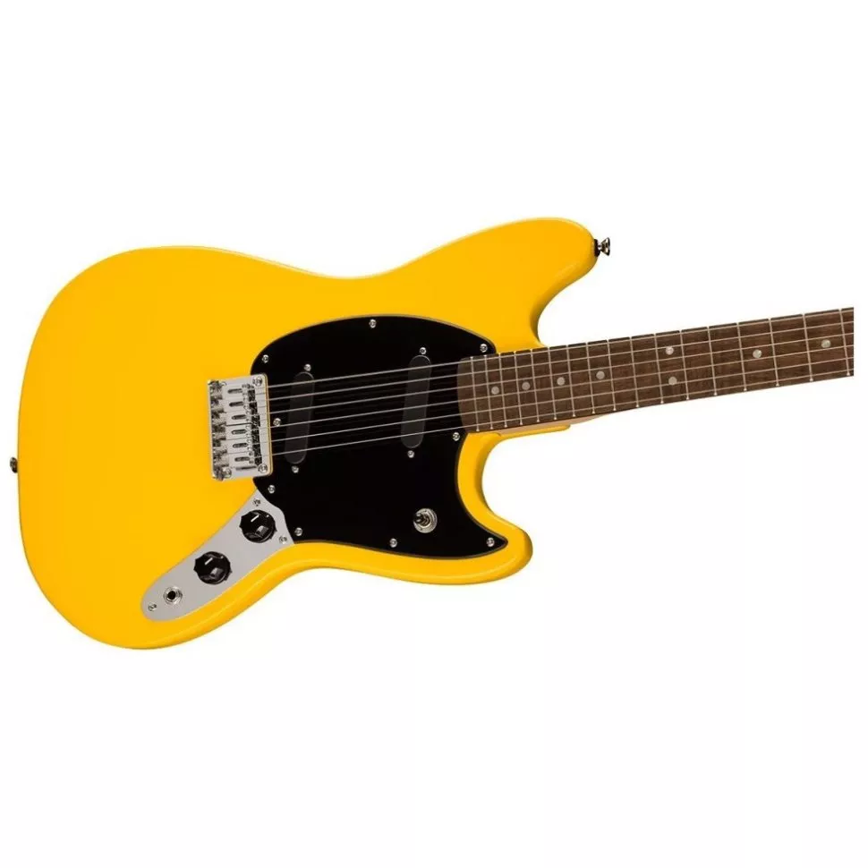 Squier By Fender Sonic Mustang Lrl Bpg Grafity Yellow