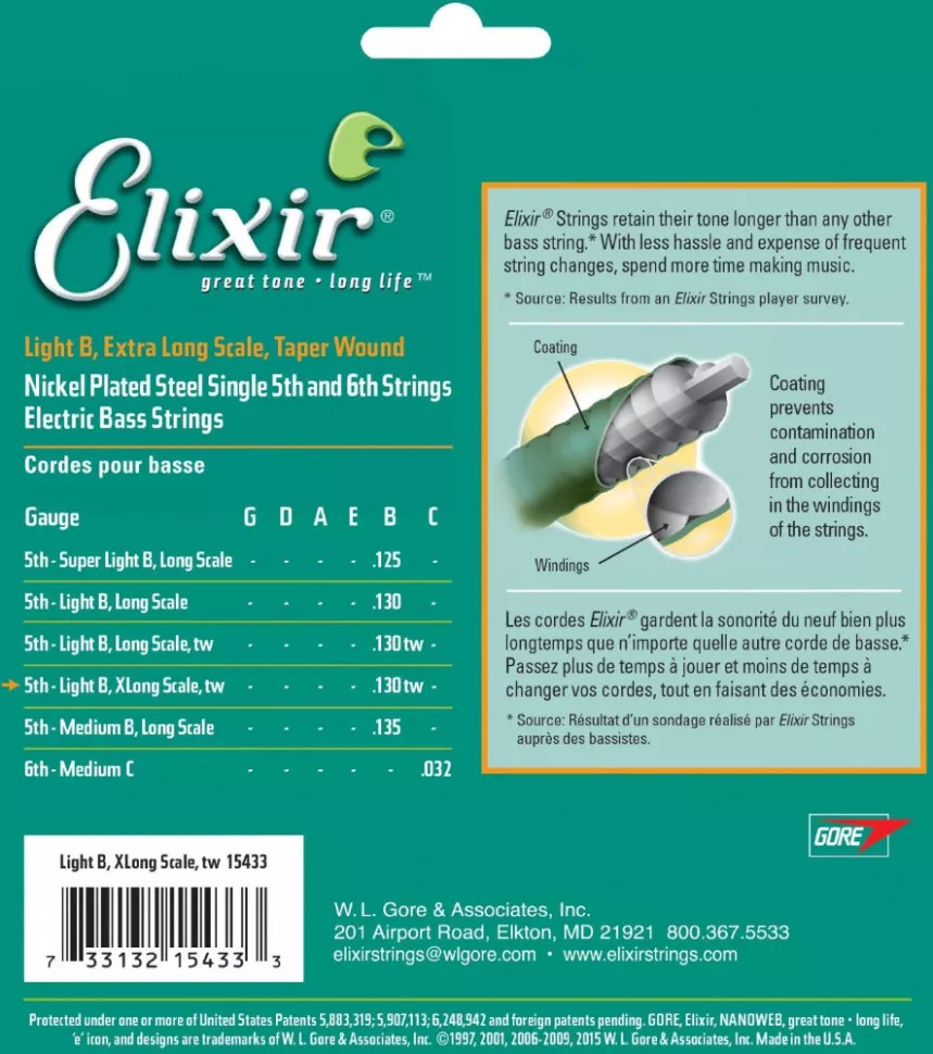 Elixir BASS NW 130XL Elixir BASS NW 130XL