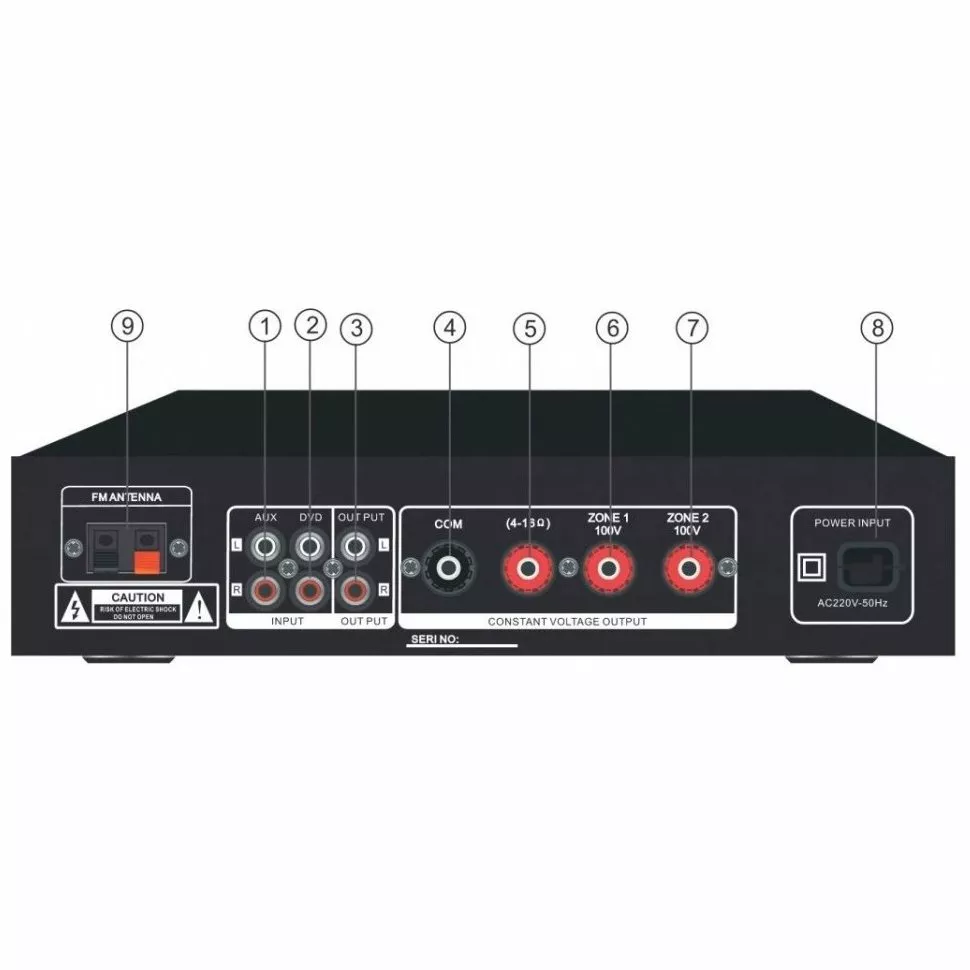 DV audio MA404MS4W