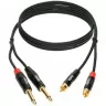 Klotz KT-CJ300 MINILINK PRO TWIN CABLE BLACK 3 M