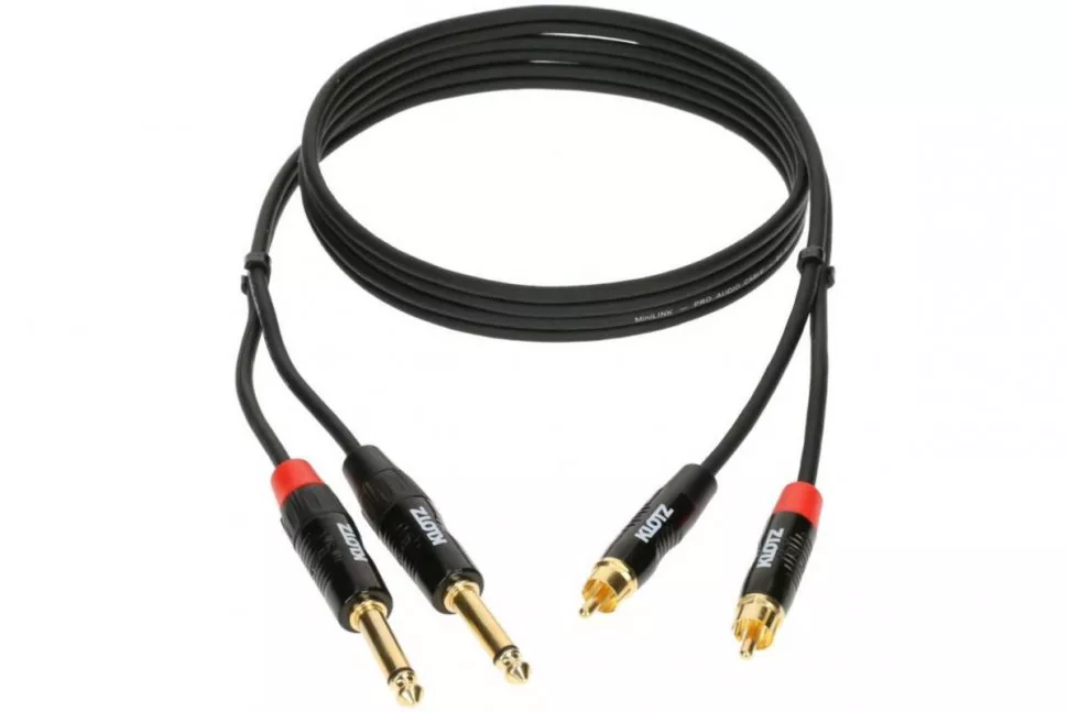 Klotz KT-CJ300 MINILINK PRO TWIN CABLE BLACK 3 M