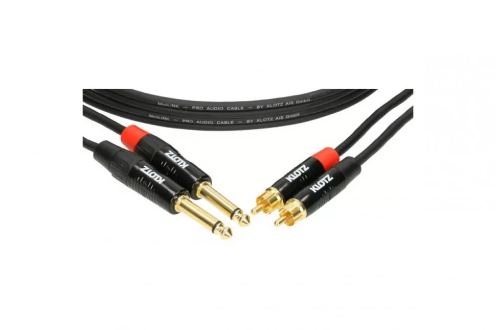 Klotz KT-CJ300 MINILINK PRO TWIN CABLE BLACK 3 M