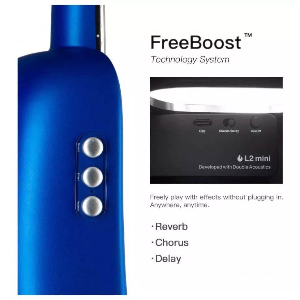 Lava U26 Freeboost Sparkle Blue Concert