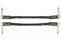 Fender CABLE PROFESSIONAL SERIES 6&quot; PATCHES (BOWL) BLACK