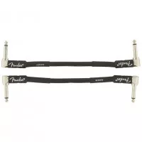 Fender CABLE PROFESSIONAL SERIES 6&quot; PATCHES (BOWL) BLACK