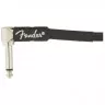 Fender CABLE PROFESSIONAL SERIES 6" PATCHES (BOWL) BLACK