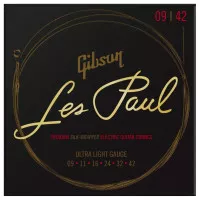 Gibson SEG-LES LES PAUL PREMIUM ELECTRIC GUITAR STRINGS 9-42 ULTRA-LIGHT