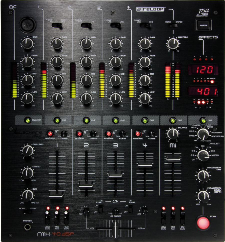 Reloop RMX-40 DSP Black Fire Edition Reloop RMX-40 DSP Black Fire Edition