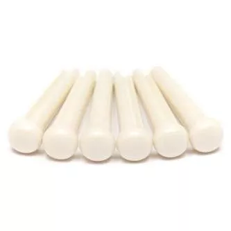 Graph Tech PP-1100-01 TUSQ Bridge Pins No Dot - White (6 Pcs) Graph Tech PP-1100-01 TUSQ Bridge Pins No Dot - White (6 Pcs)