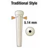 Graph Tech PP-1100-01 TUSQ Bridge Pins No Dot - White (6 Pcs) Graph Tech PP-1100-01 TUSQ Bridge Pins No Dot - White (6 Pcs)