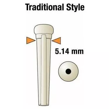 Graph Tech PP-1142-00 TUSQ Bridge Pins Martin Style 2mm White / Mother-Of-Pearl Dot (6 Pcs) Graph Tech PP-1142-00 TUSQ Bridge Pins Martin Style 2mm White / Mother-Of-Pearl Dot (6 Pcs)