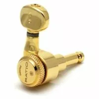 Graph Tech PRL-8731-G0 Electric Locking 6 In-line Classic Gold 2 Pin