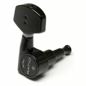 Graph Tech PRL-9721-B0 Staggered Electric Locking 6 In-line Black 2 Pin