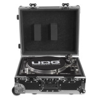 UDG Ultimate Flight Case Multi Format Turntable Silver Plus (Trolley &amp; Wheels) (U92029SL)