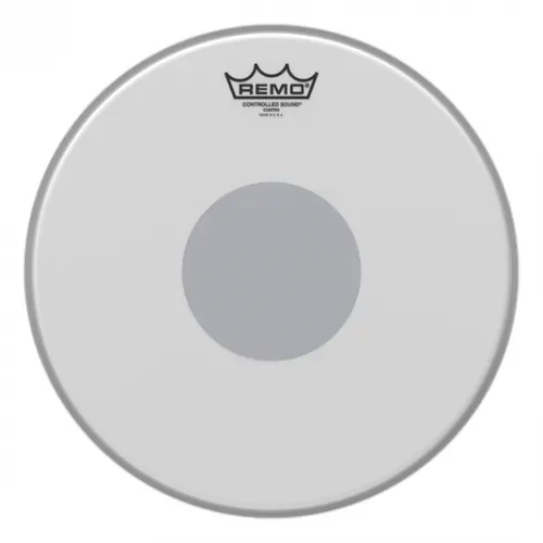 Remo CONTROLLED SOUND®, Coated, 13" Diameter, BLACK DOT™ On Bottom, Batter