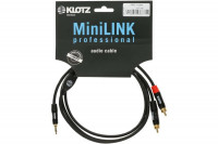 Klotz KY7-090 MINILINK PRO Y-CABLE BLACK 0.9 M