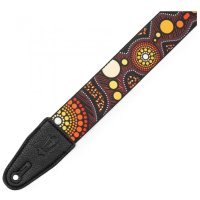 Levy's MP2DU-002 2″ Down Under Series Poly Guitar Strap - Sunset