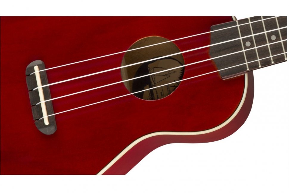 Fender UKULELE VENICE SOPRANO CHERRY WN