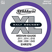 D'Addario EHR370 Steel XL Half Rounds Medium (11-49)