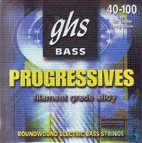 GHS Strings M8000 BASS PROGRESSIVES MEDIUM 045-105