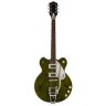 Gretsch G2604T Streamliner Rally II Center Block Double-Cut With Bigsby Rally Green Satin