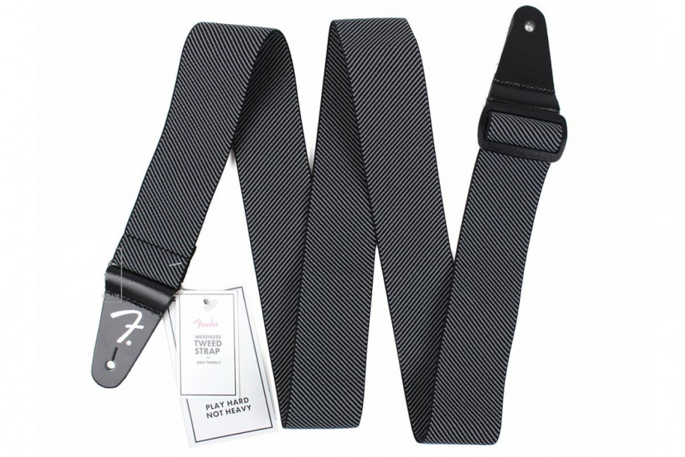 Fender WEIGHLESS TWEED STRAP GREY